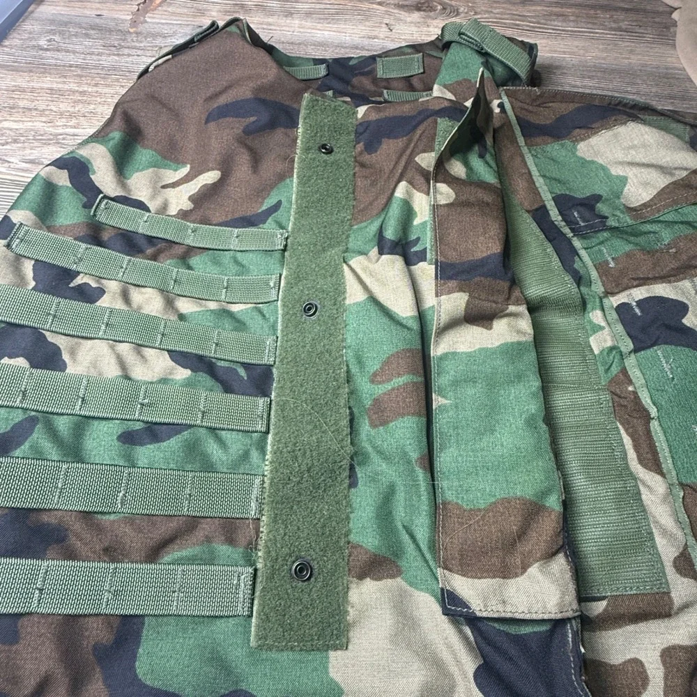 Specialty Defense Systems OTV Base Vest Carrier Woodland Camo Tactical Large